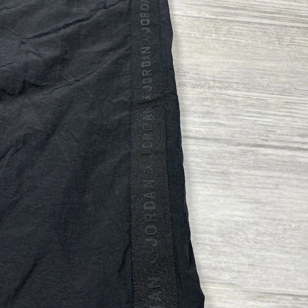 Nike Jordan Jumpman Woven Taping Wide Black Pants Girls XL 13-15 Year 45D346-023